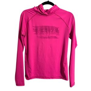 The North Face Women's Bright Pink Light Weight Pullover Graphic Hoodie Size S